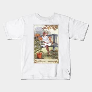 Autumn Leaves by Anne Anderson Kids T-Shirt